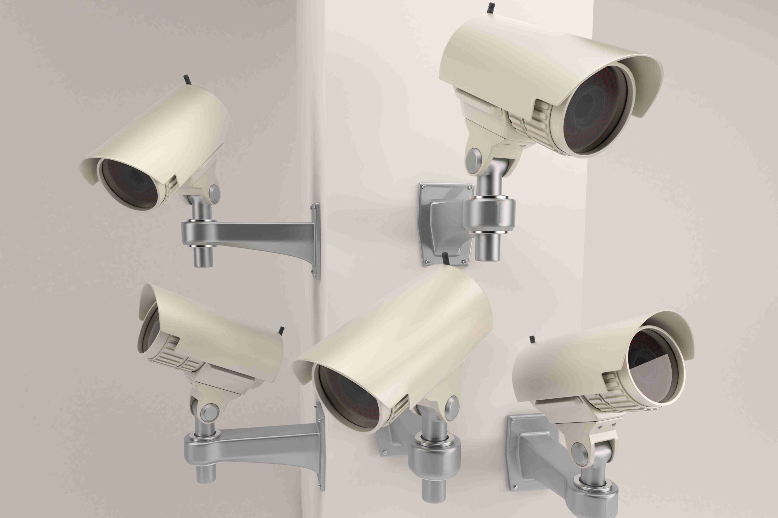 3D Render of CCTV Security Camera